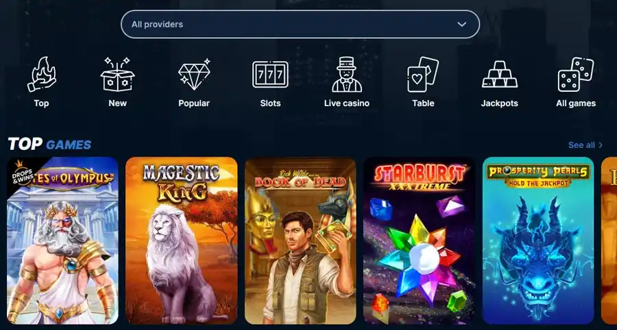 PlayZilla Kasino casino review section 3
